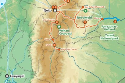 Ecuador Karte